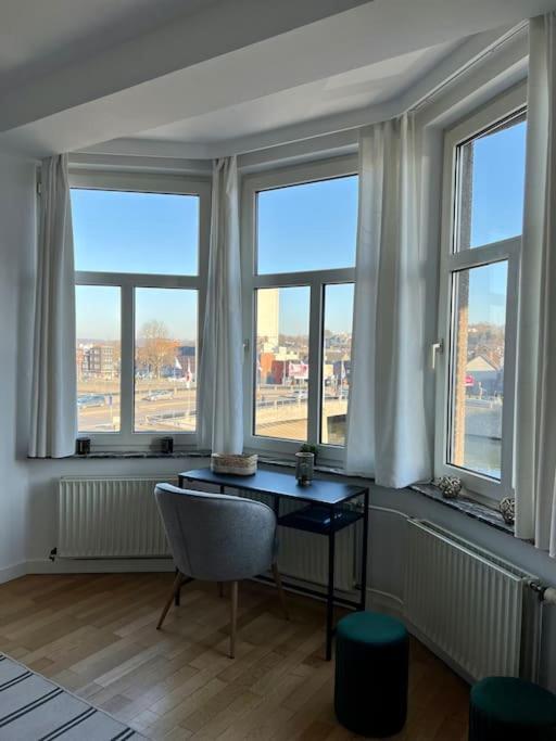 Bellevue - Grand Appartement Pour 5 Sur Les Quais De La Meuse Liegi Esterno foto