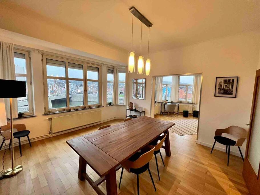 Bellevue - Grand Appartement Pour 5 Sur Les Quais De La Meuse Liegi Esterno foto